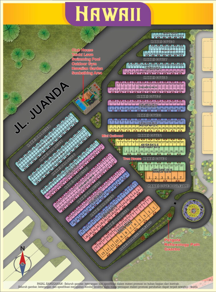 Cluster Hawaii Rumah 1000 HA