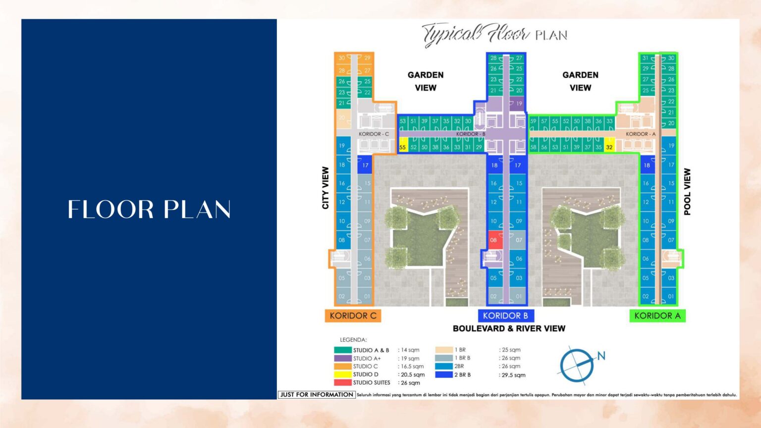 Osaka Riverview Apartment PIK2 PIK Property